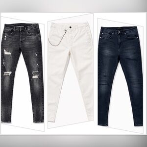 Lot of 3 Pants Same Shape Same Size. Man See Description